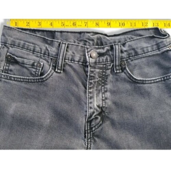 Levi's 514 Men's Size 29X30 Gray wash Skinny 5 Pocket Denim Jeans slightly - Picture 2 of 8